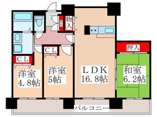 セルリアンホームズ勝どきの物件間取画像